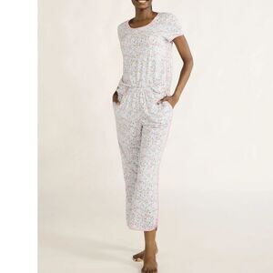 COPY - Floral Print Floral Pajamas / Lounge set Sz Med